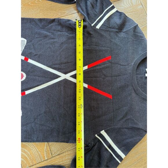 L'Etoile Sport Club Sweater in Blue Size Small - Picture 6 of 8